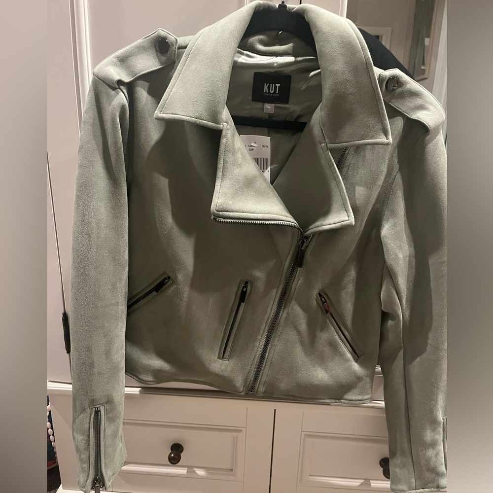 Jackie Kut from the Kloth Sage Faux Suede Moto Jacket - Picture 7 of 7